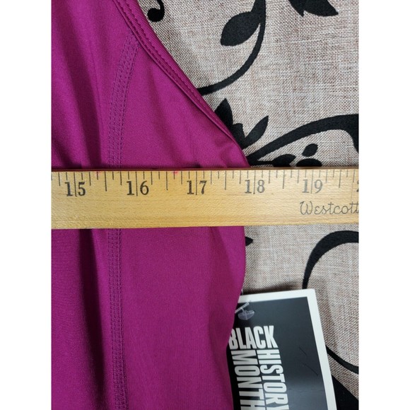 J.DOW FITNESS one piece bodysuit raspberry rose women's Size XL - Picture 6 of 7